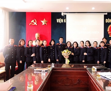 Chi bộ Viện KSND các huyện Đông Anh, Thanh Trì tổ chức Lễ kết nạp Đảng viên mới